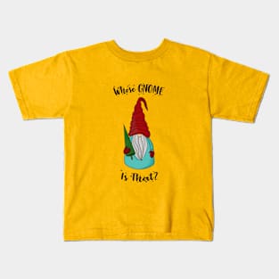 Christmas funny gnome Kids T-Shirt